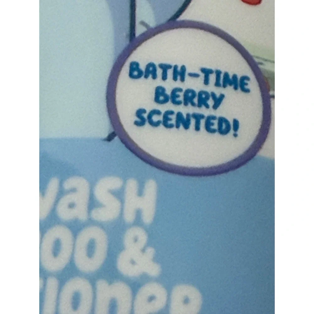 Bluey 3-in-1 Body Wash Shampoo & Conditioner Bath-Time Berry‎ Scent 8 fl oz